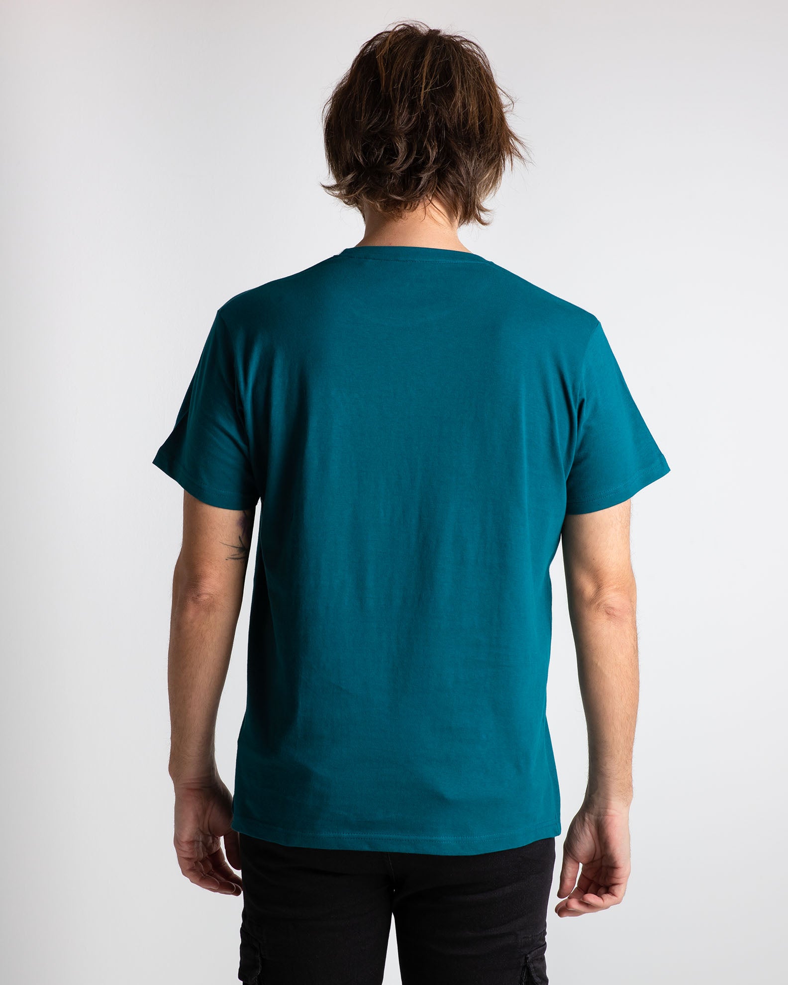 Men's Short Sleeve Basic T-Shirt 'Blake'-PETROL