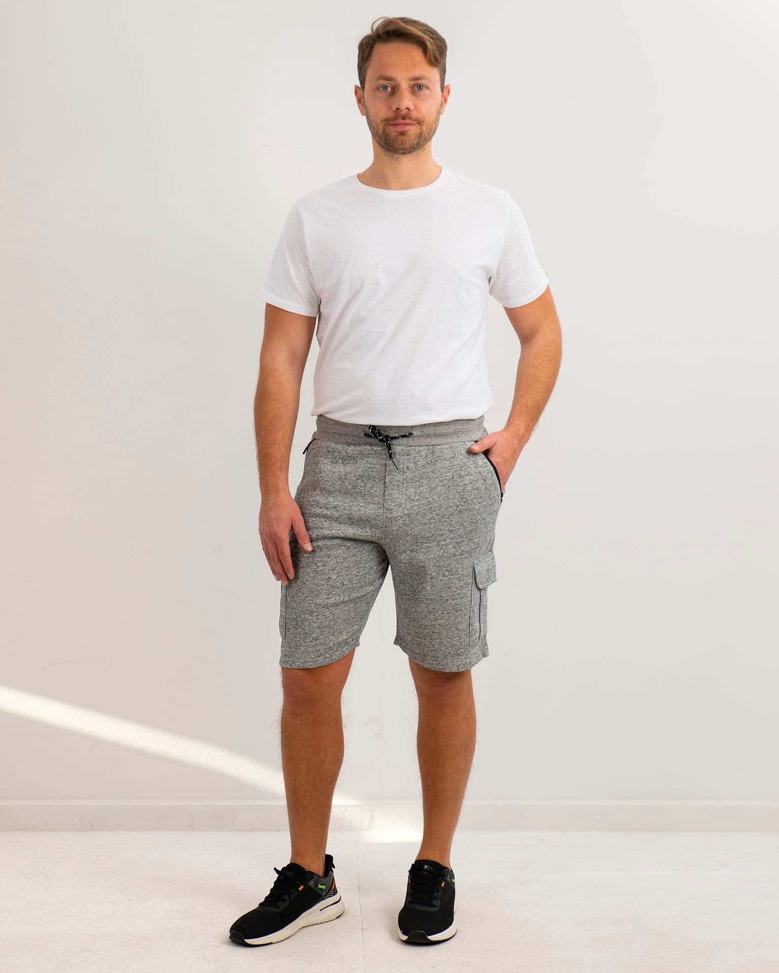 Men's Sports Shorts 'Alvaro'-ANTRA MELANGE