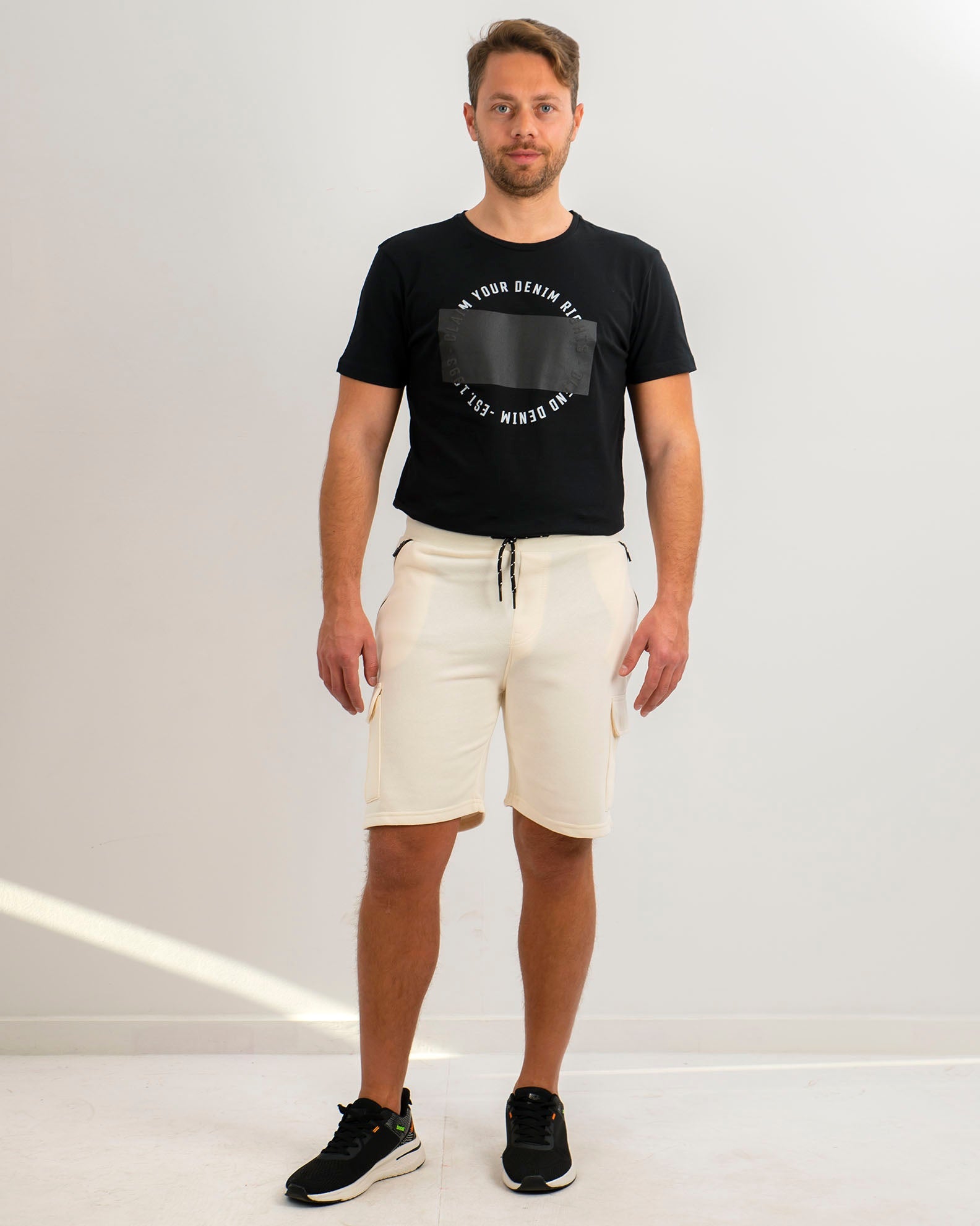 Men's Sports Shorts 'Alvaro'-OFFWHITE