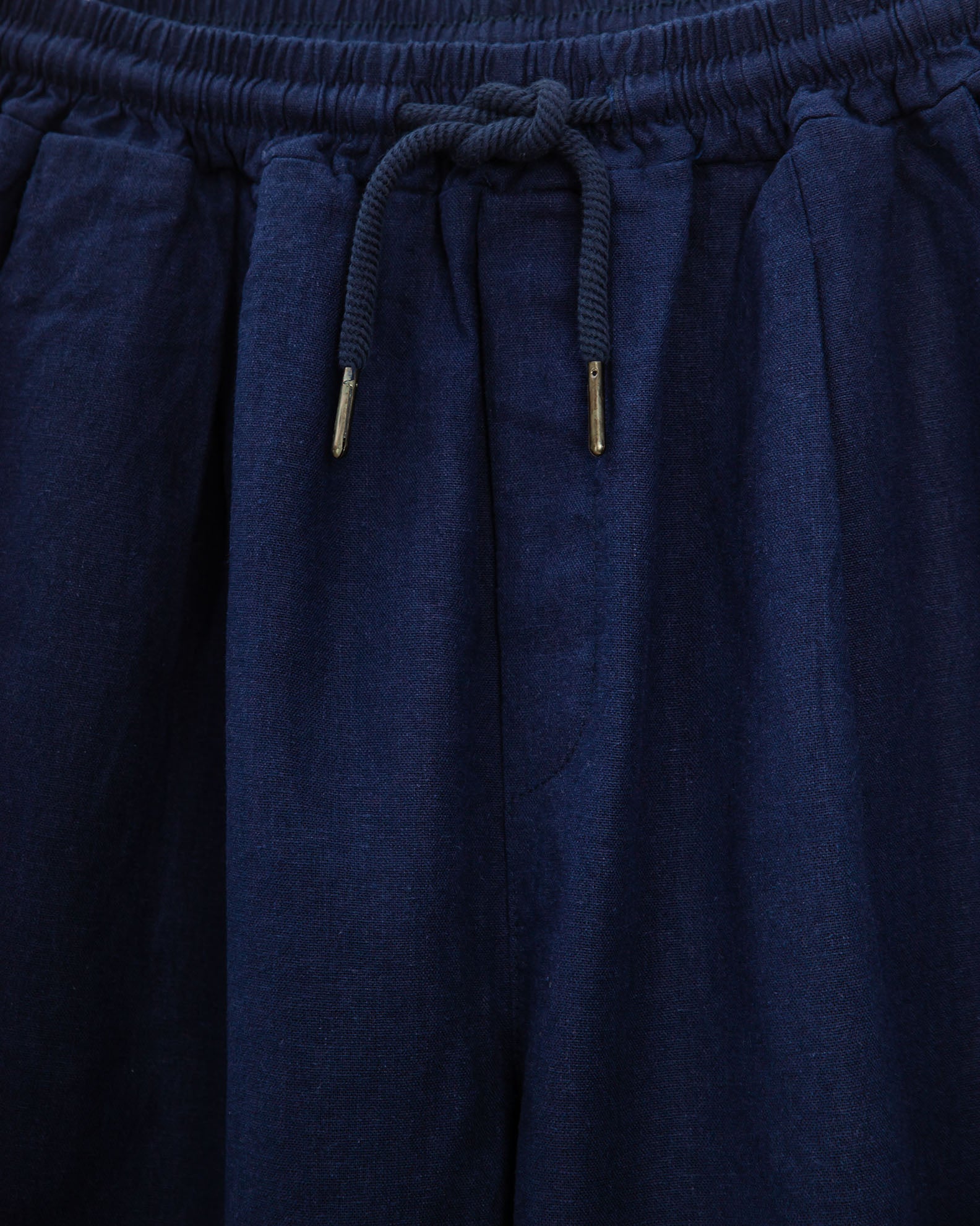 Men's Bermuda Linen 'Peter'-BLUE NAVY