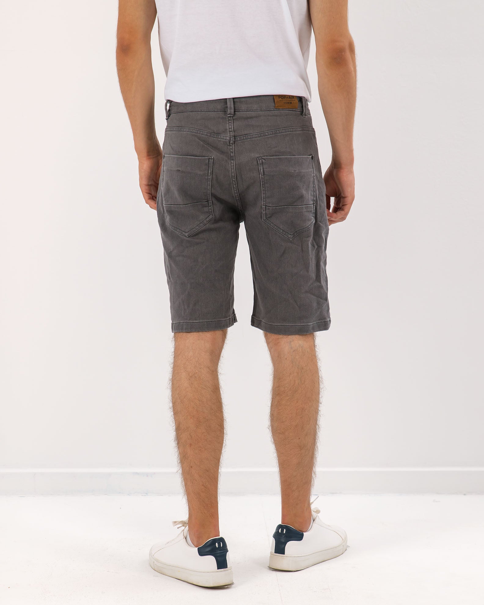 Men's Bermuda Denim 'Mauricio'-GREY DARK