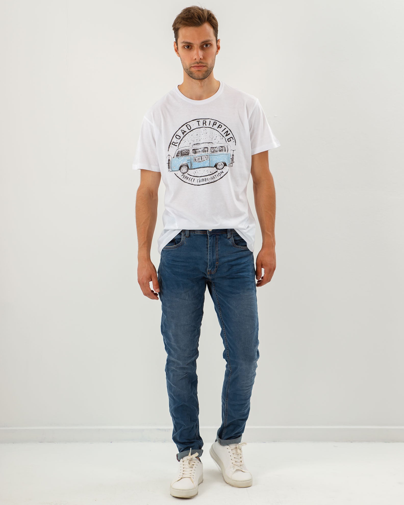 Men's Jeans 'Hercules'-BLUE DENIM