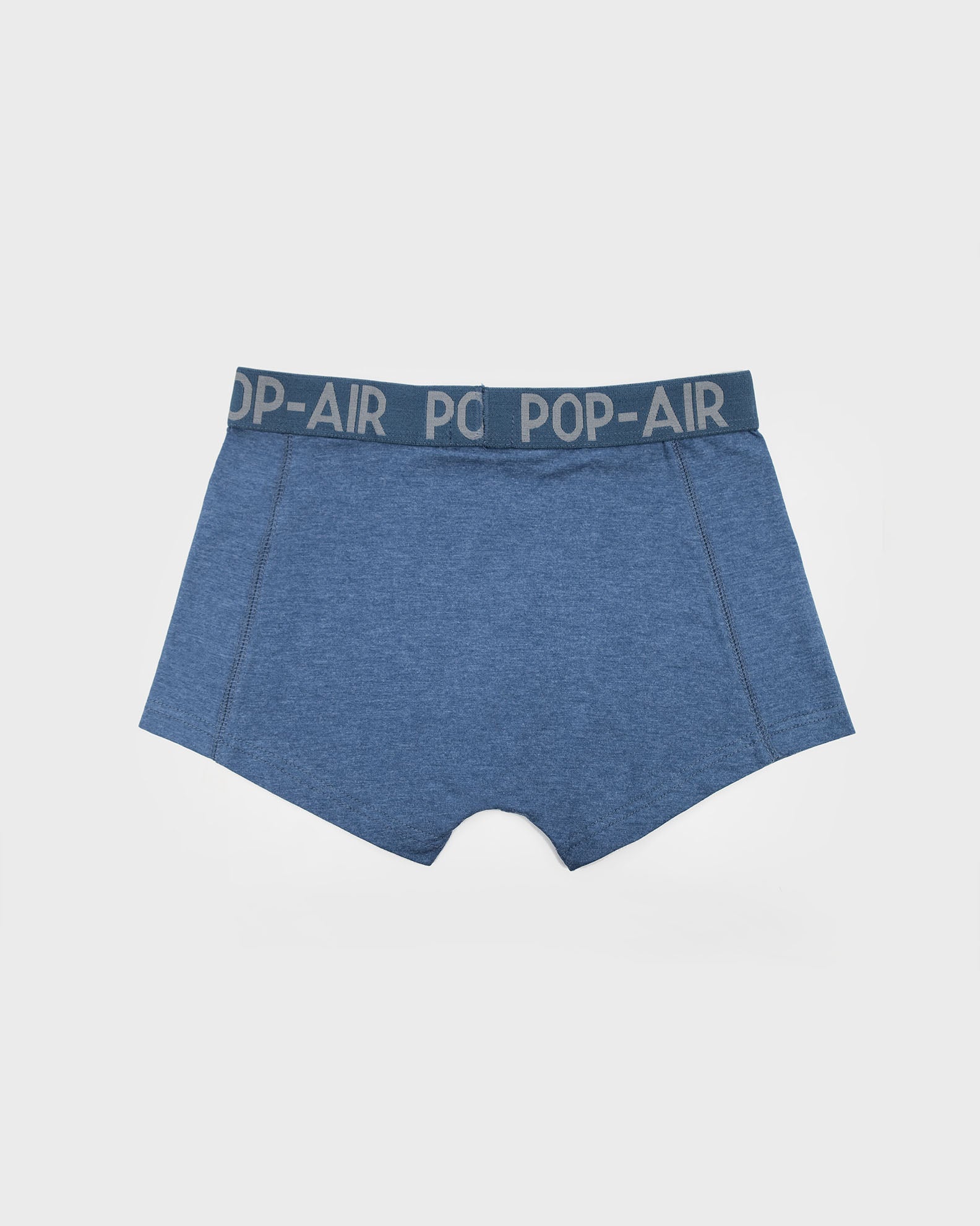 Basic Boxer Shorts-DENIM BLUE