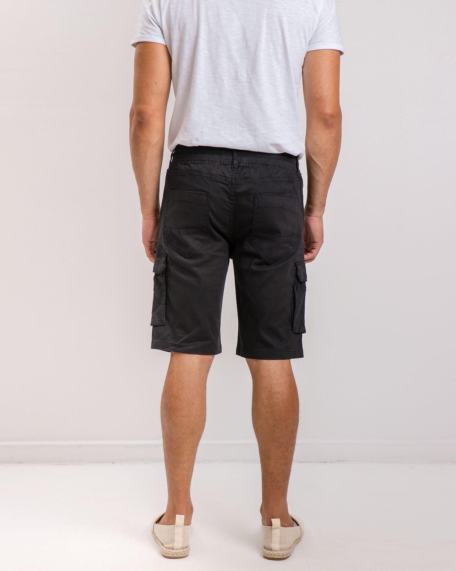 Men's cargo shorts 'Tolis'-BLACK