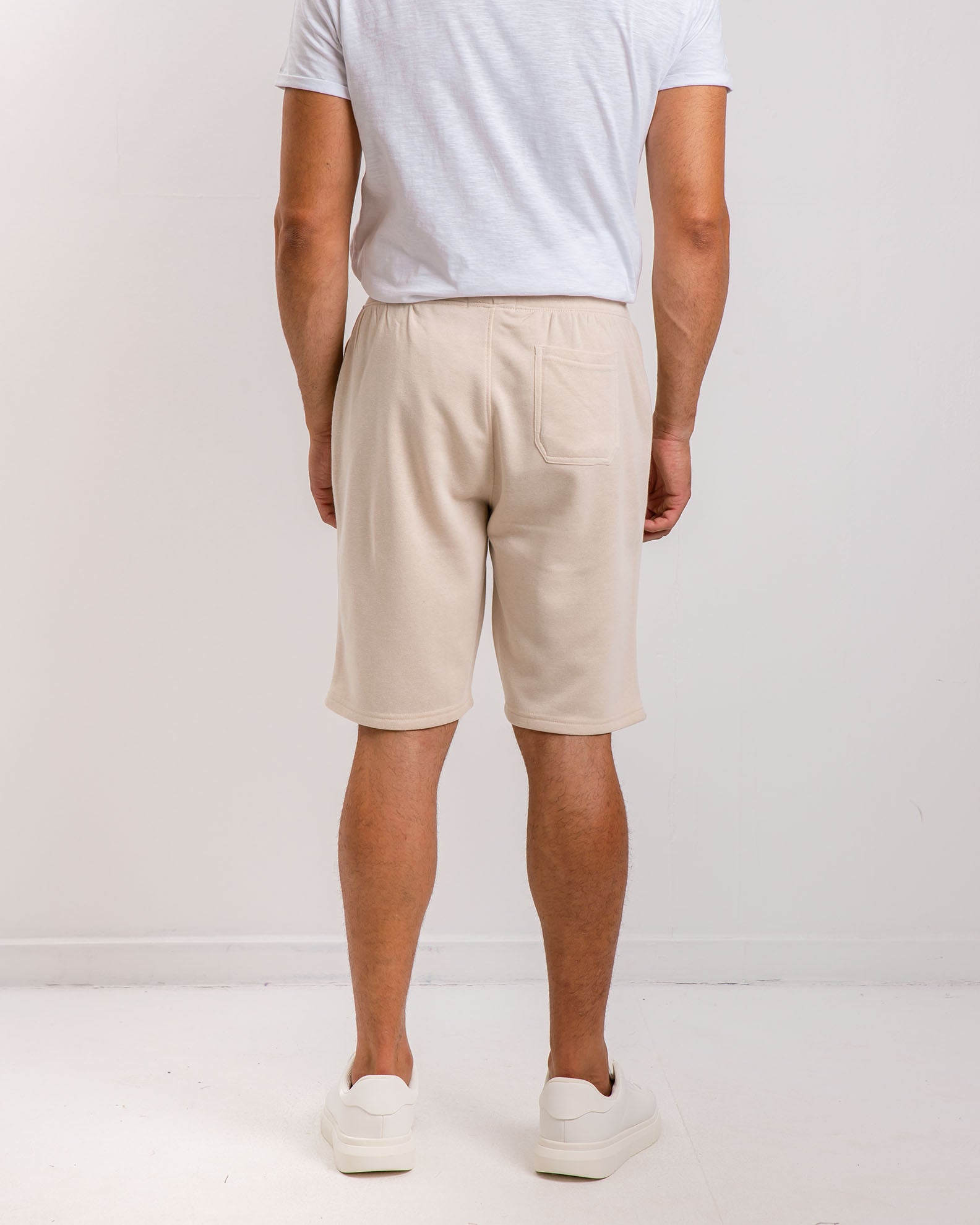 Men's Sport Bermuda Shorts 'Serif'-BEIGE