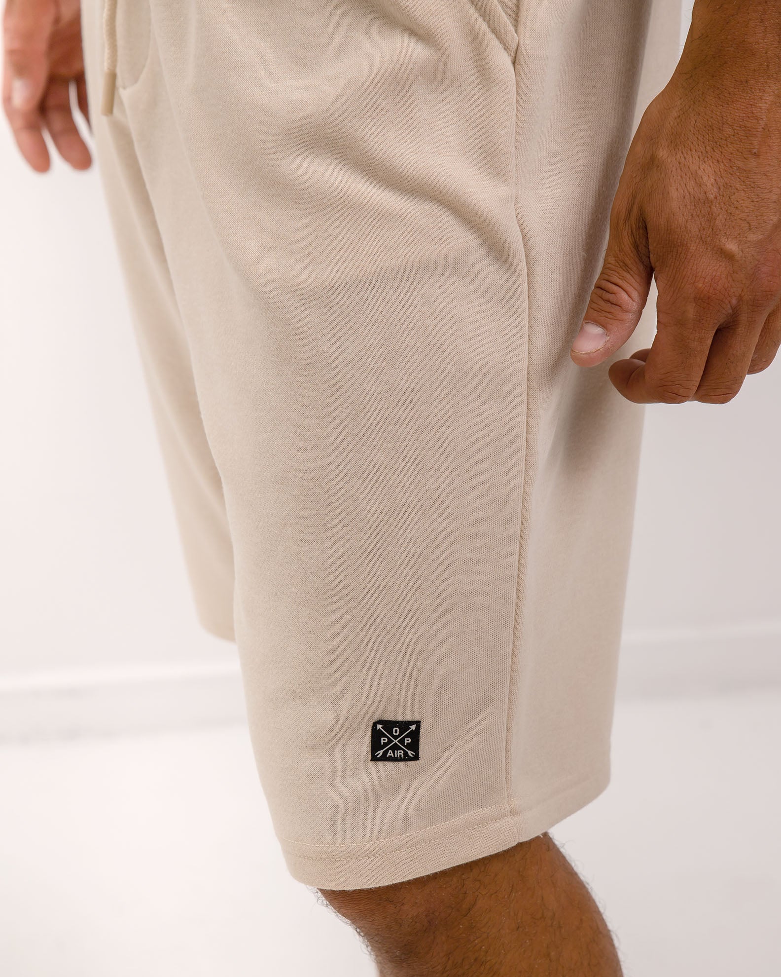 Men's Sport Bermuda Shorts 'Serif'-BEIGE