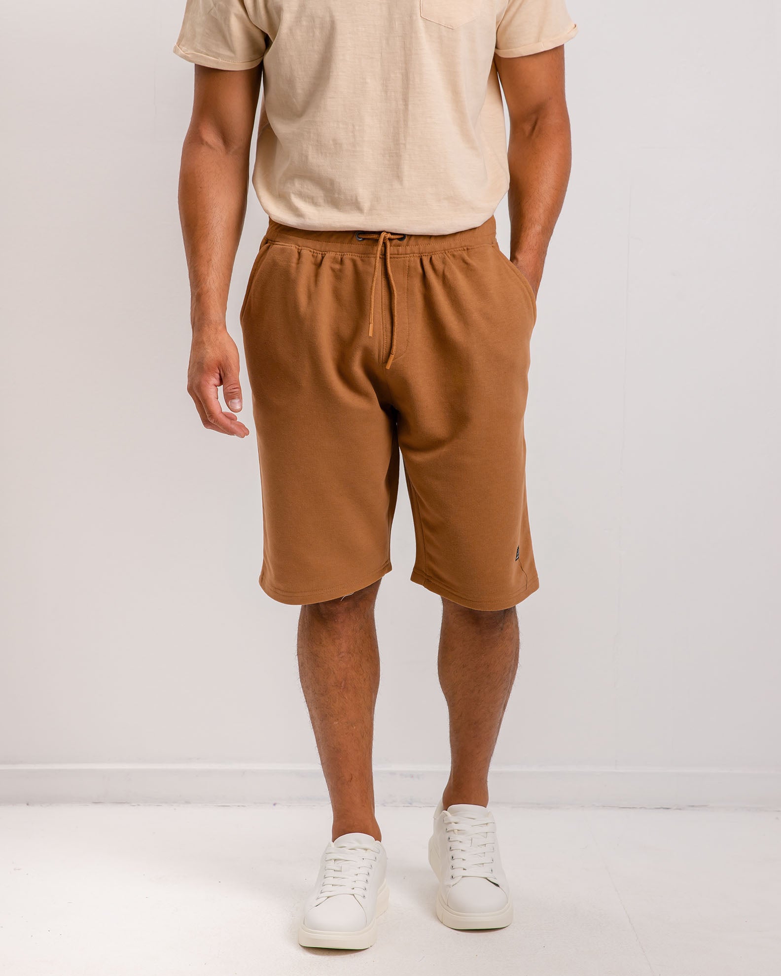 Men's Sport Bermuda Shorts 'Serif'-CAMEL