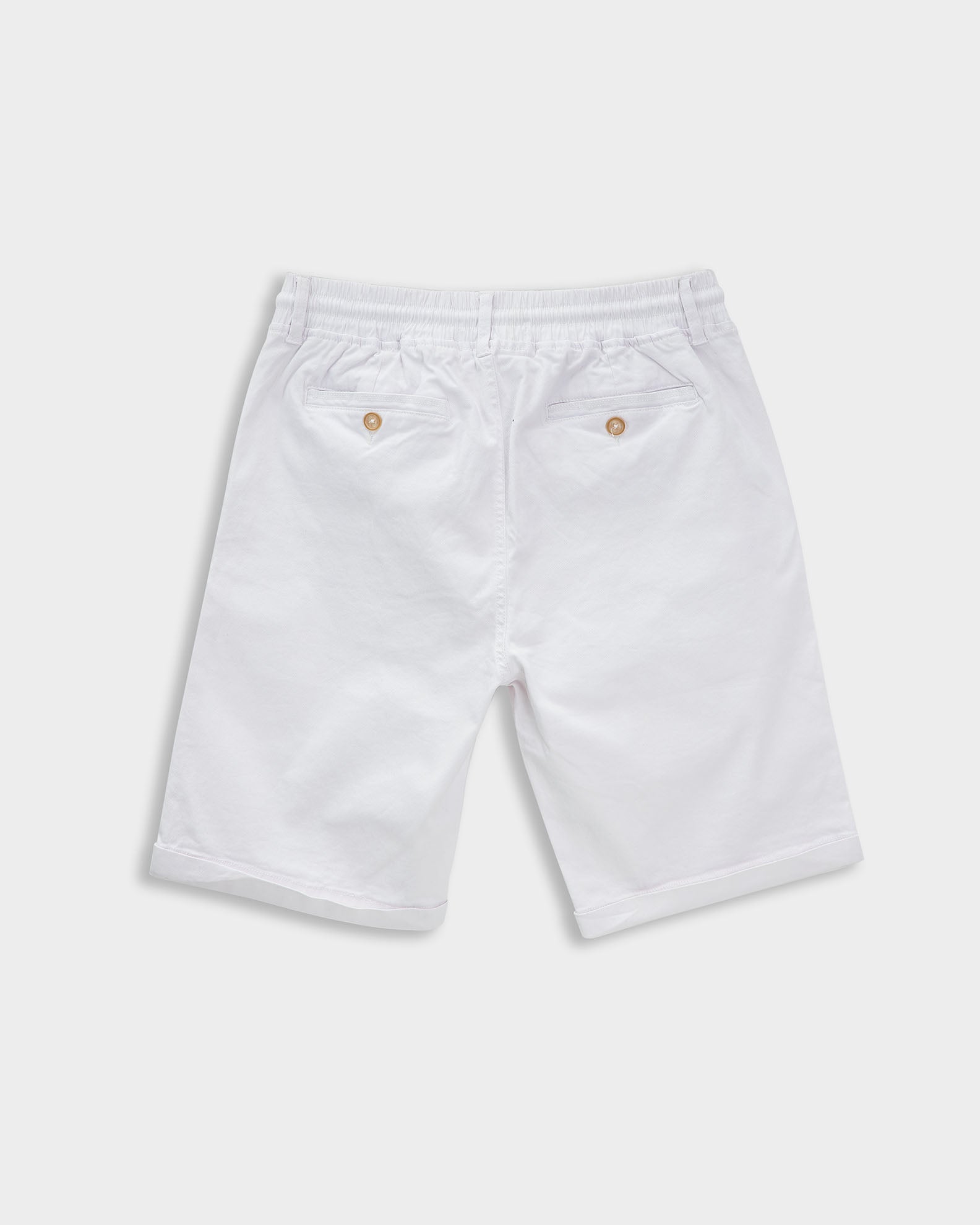 Men's fabric bermuda 'Apollo'-WHITE