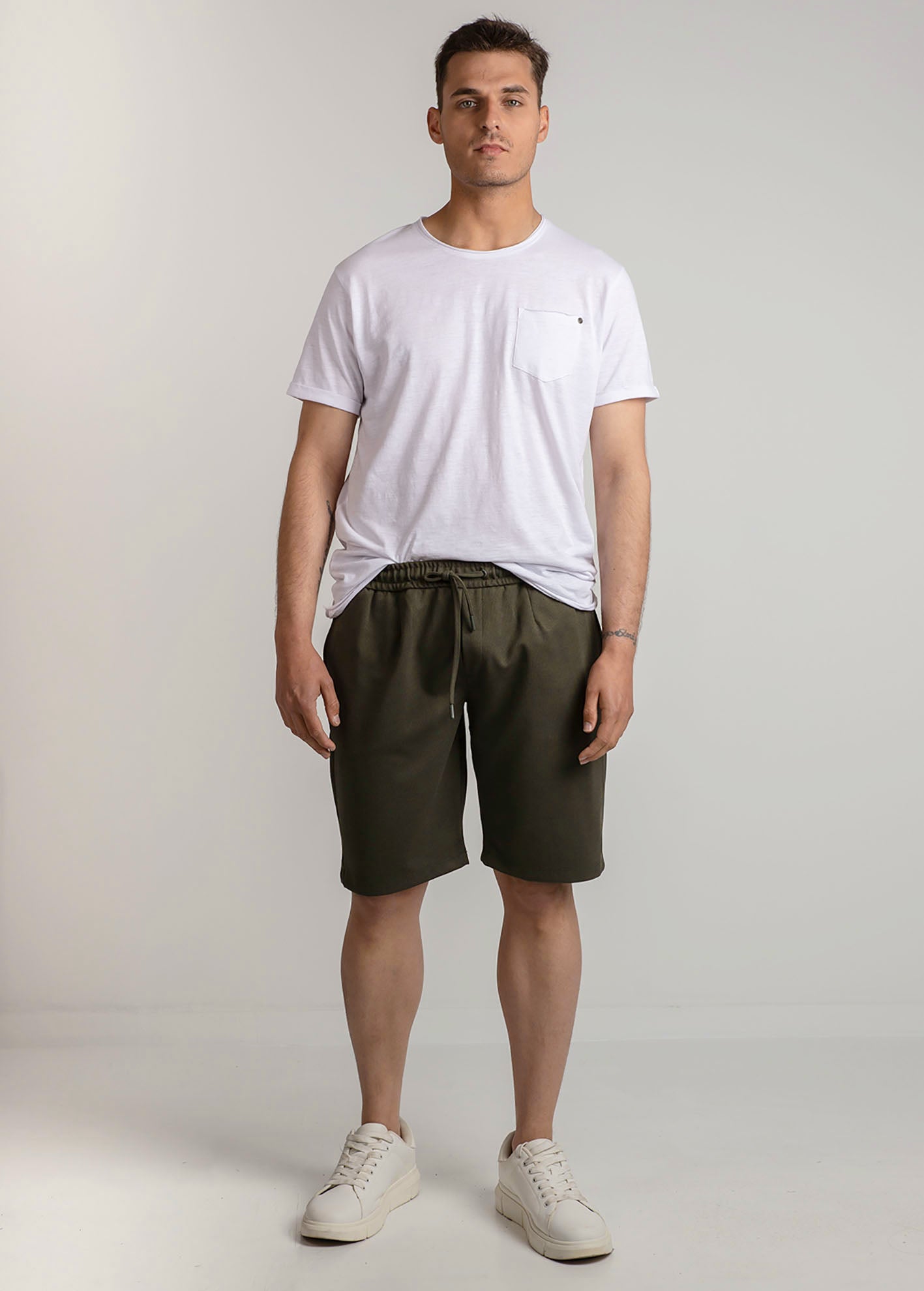 Ανδρική βερμούδα casual 'Pearson'-KHAKI