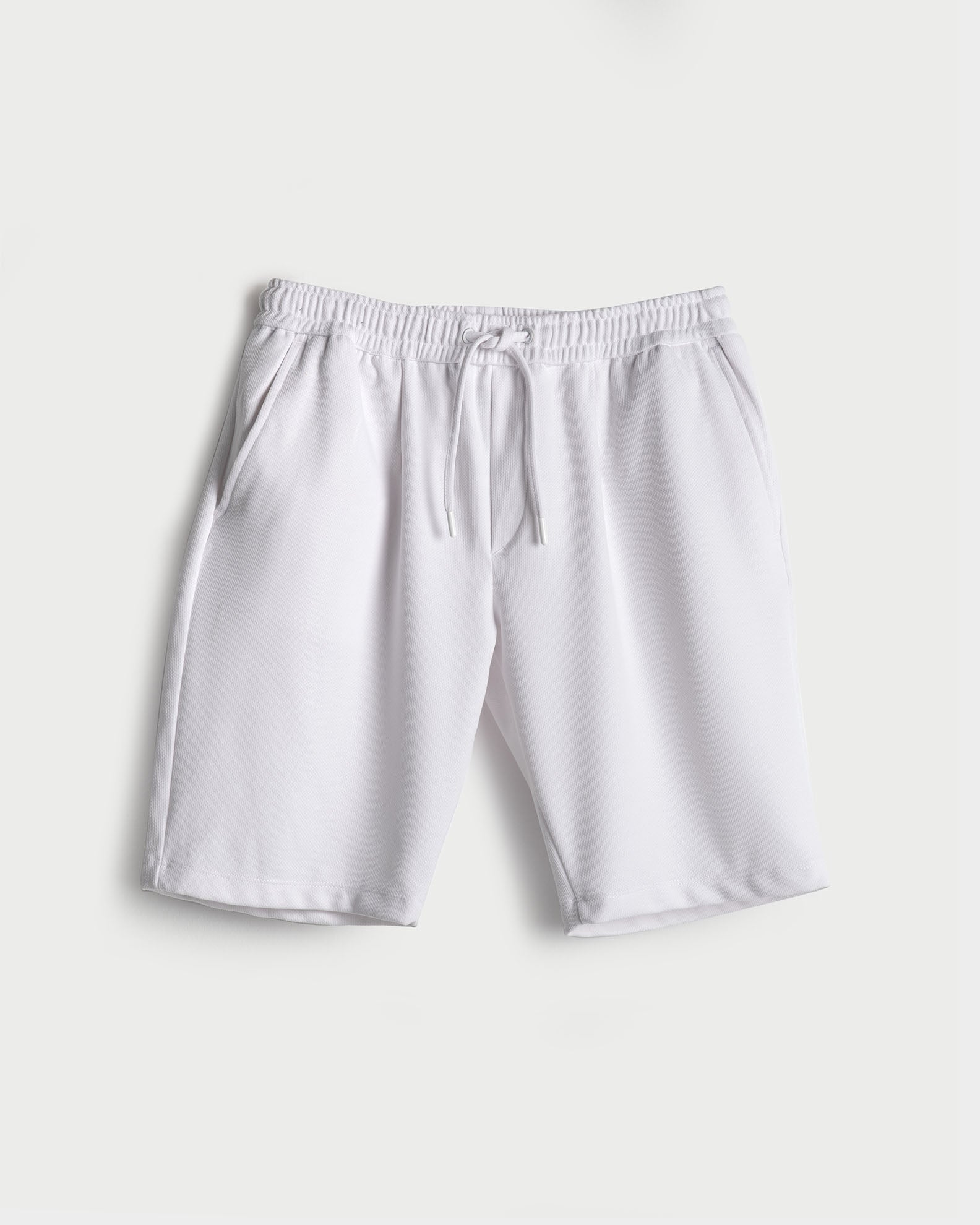 Men's casual Bermuda shorts 'Pearson'-WHITE