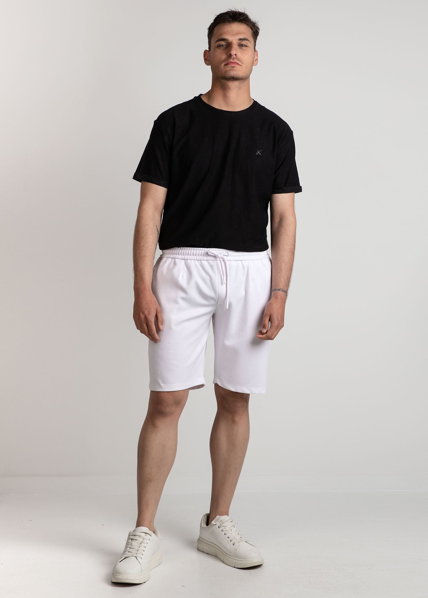 Ανδρική βερμούδα casual 'Pearson'-WHITE