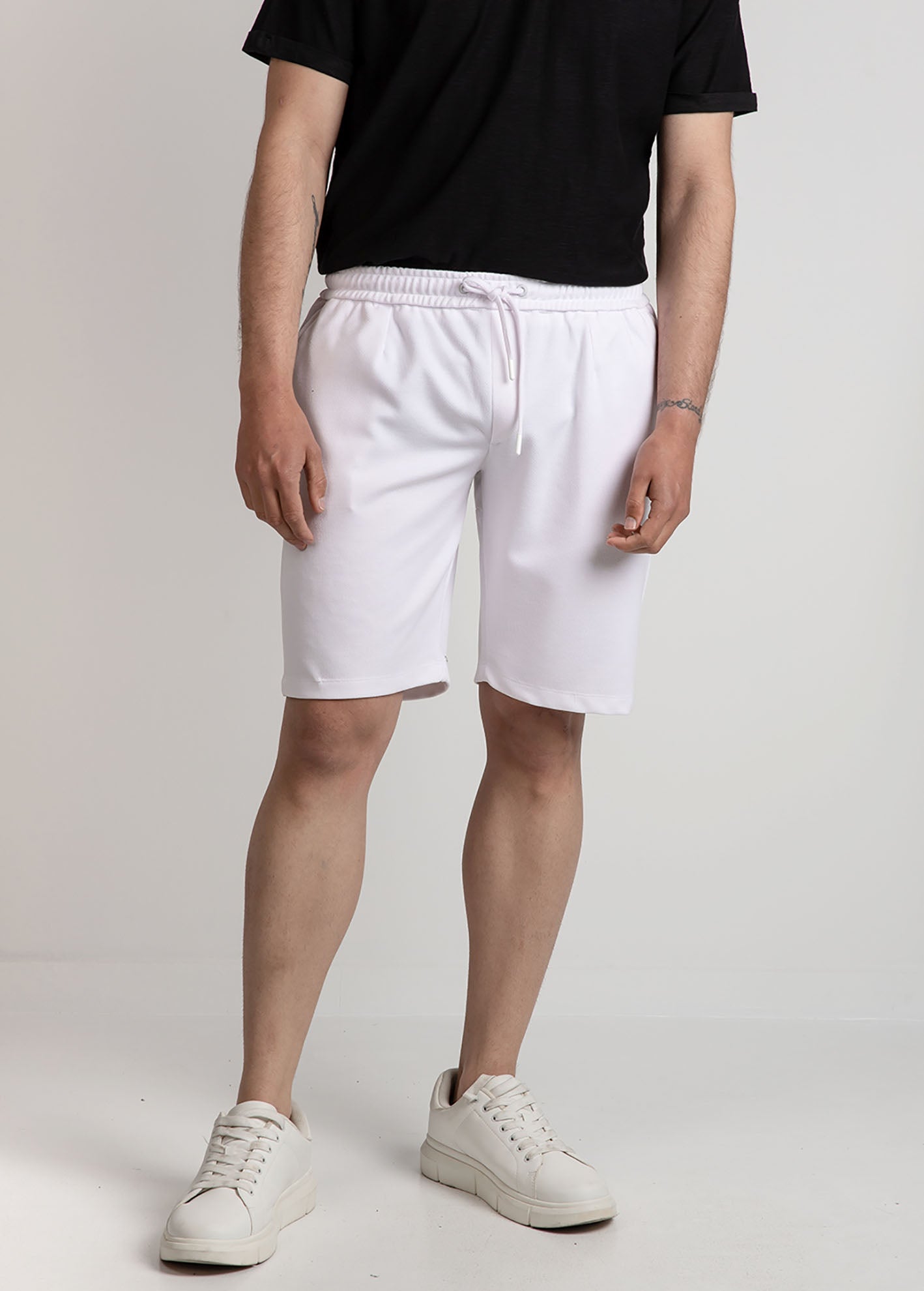 Ανδρική βερμούδα casual 'Pearson'-WHITE