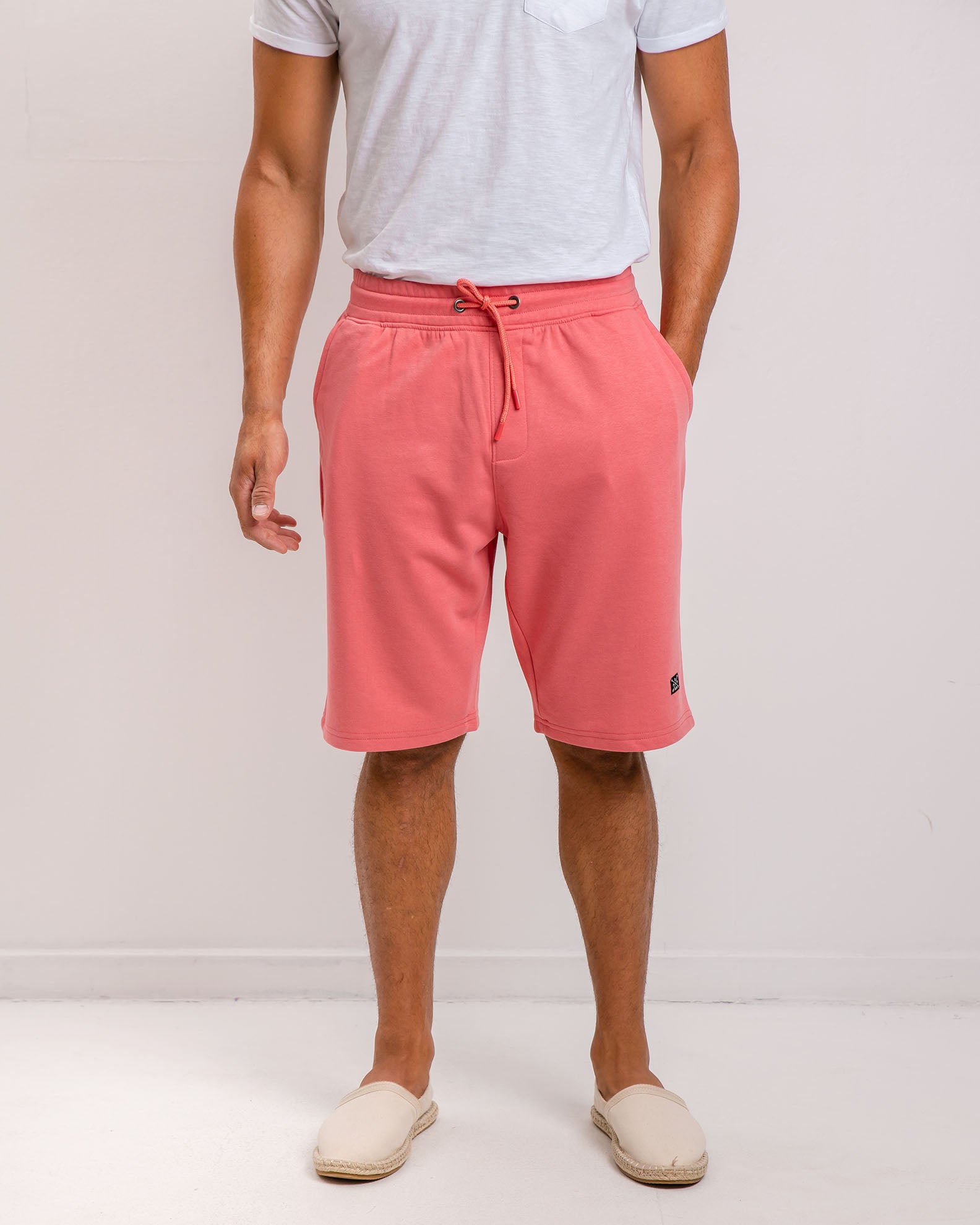 Men's Sports Bermuda Shorts 'Serif'-WATERMELON