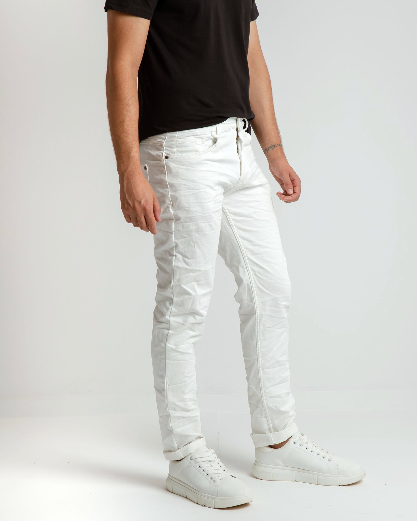 Men's jeans 'Scotty'-WHITE