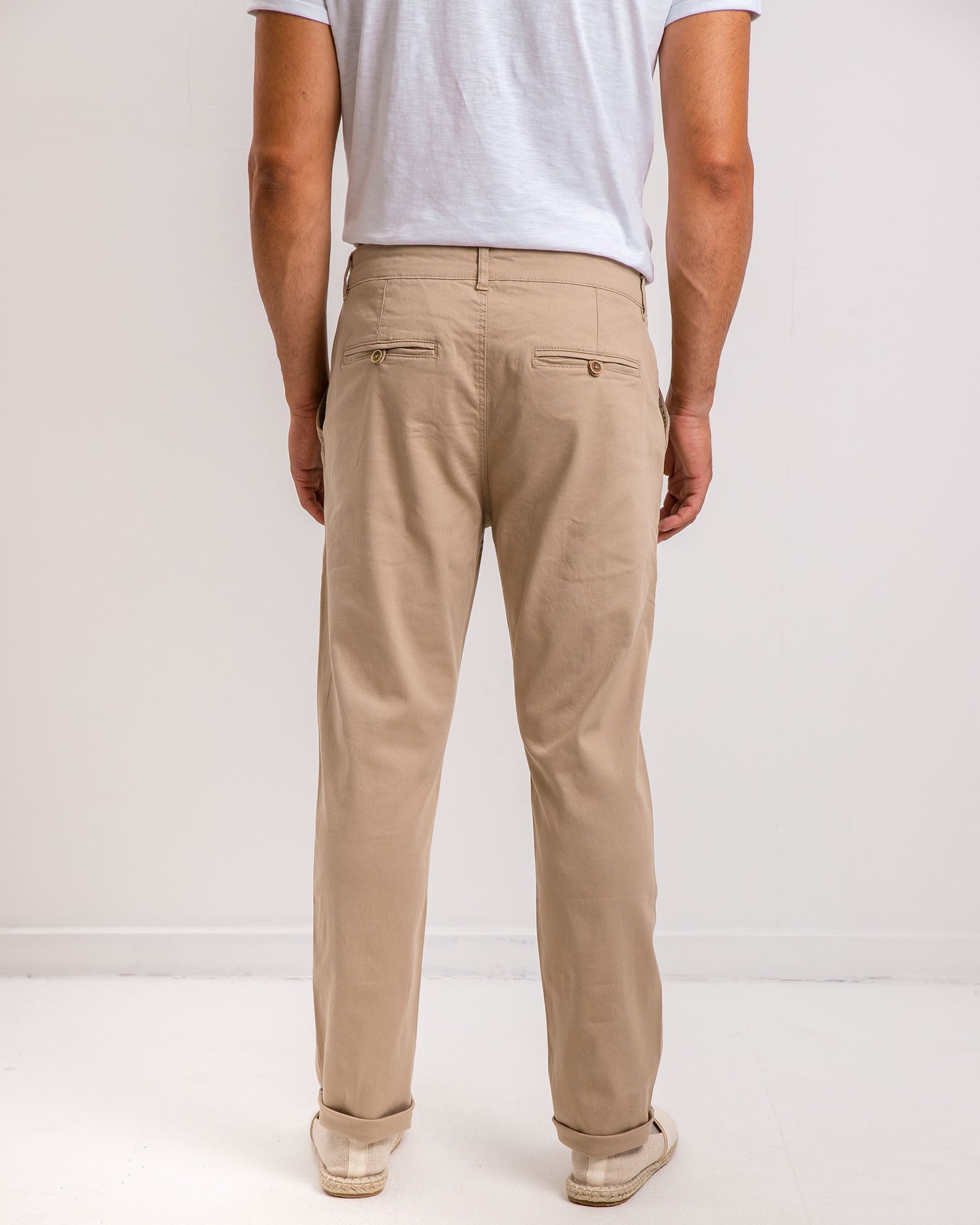 Ανδρικό παντελόνι chino 'Iasonas'-BEIGE