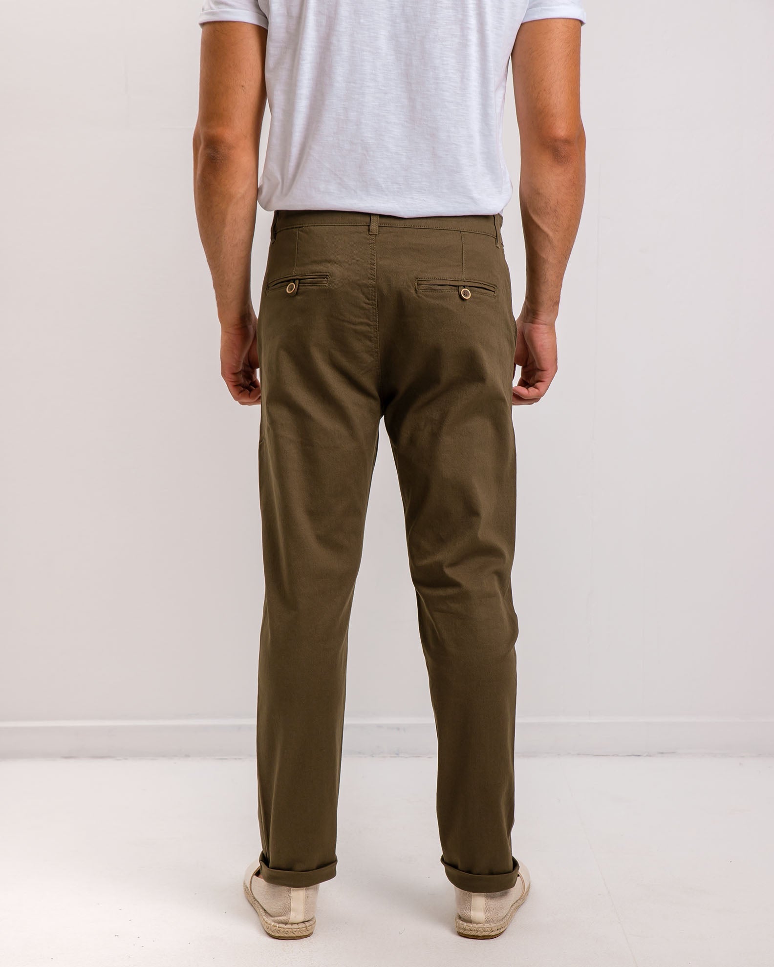 Ανδρικό παντελόνι chino 'Iasonas'-KHAKI