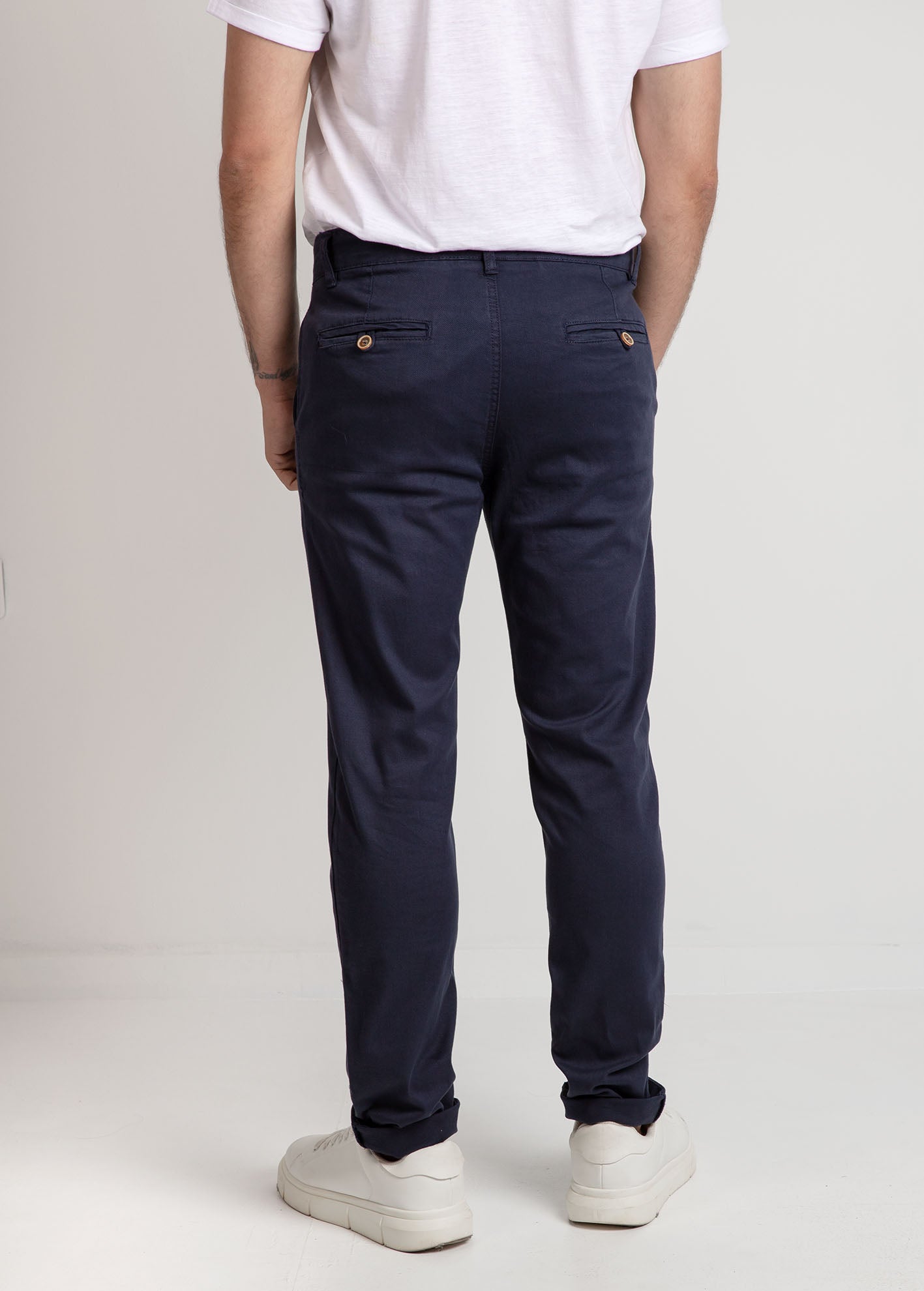 Ανδρικό παντελόνι chino 'Iasonas'-NAVY