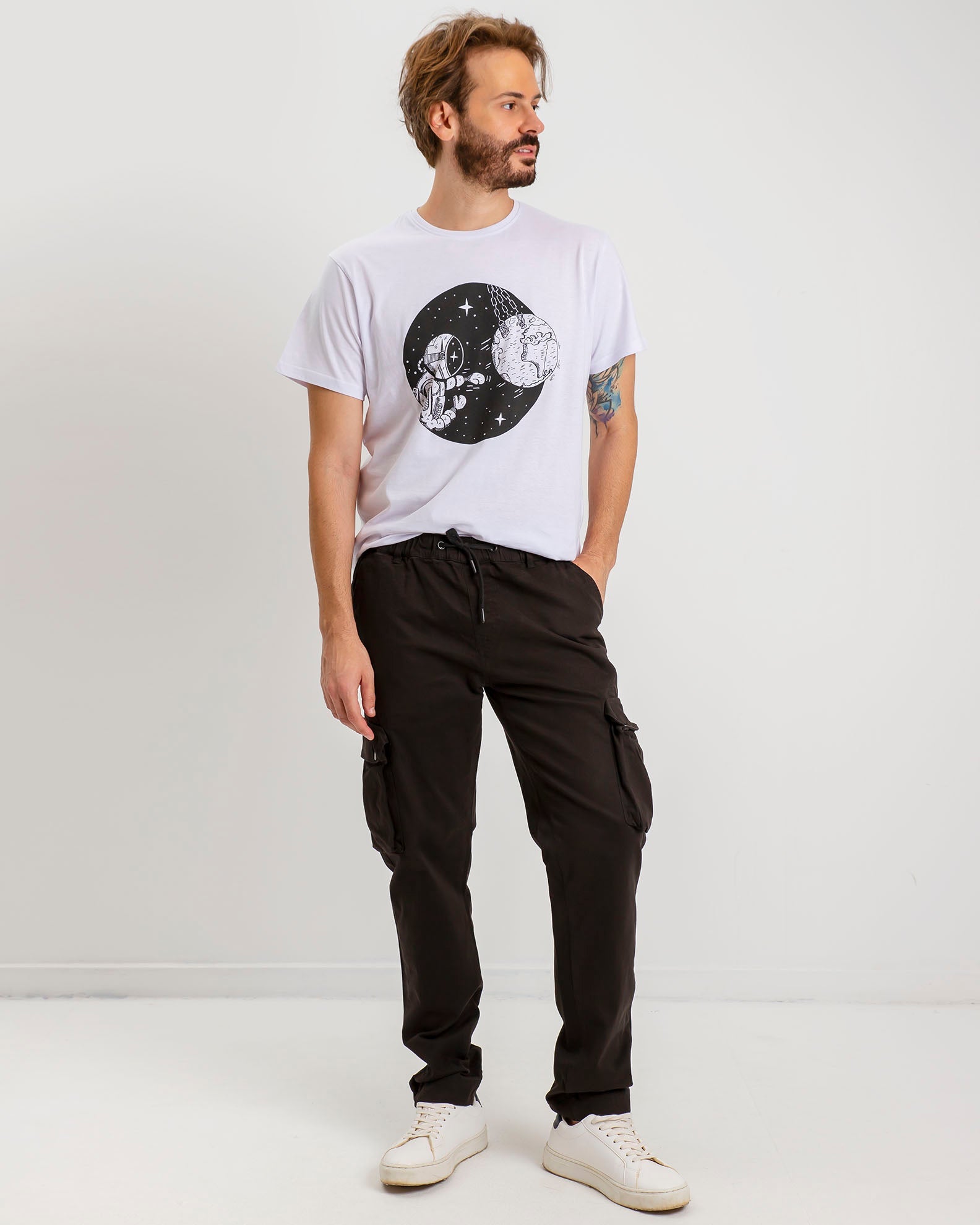 Men's Cargo Pants 'Norman'-BLACK