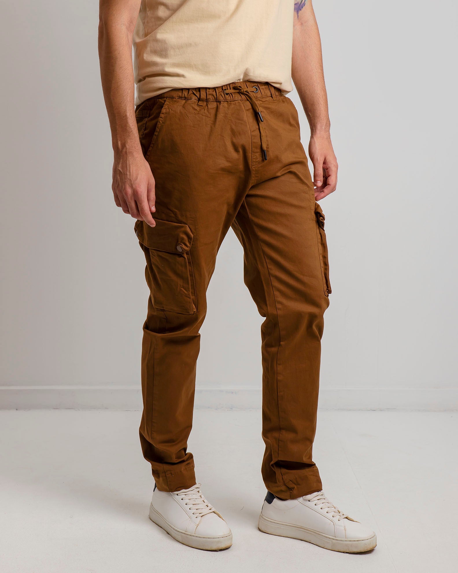 Men's Cargo Pants 'Norman'-CAMEL