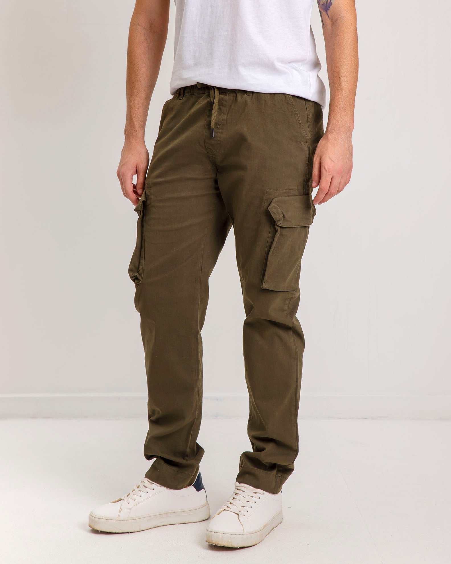 Men's Cargo Pants 'Norman'-KHAKI