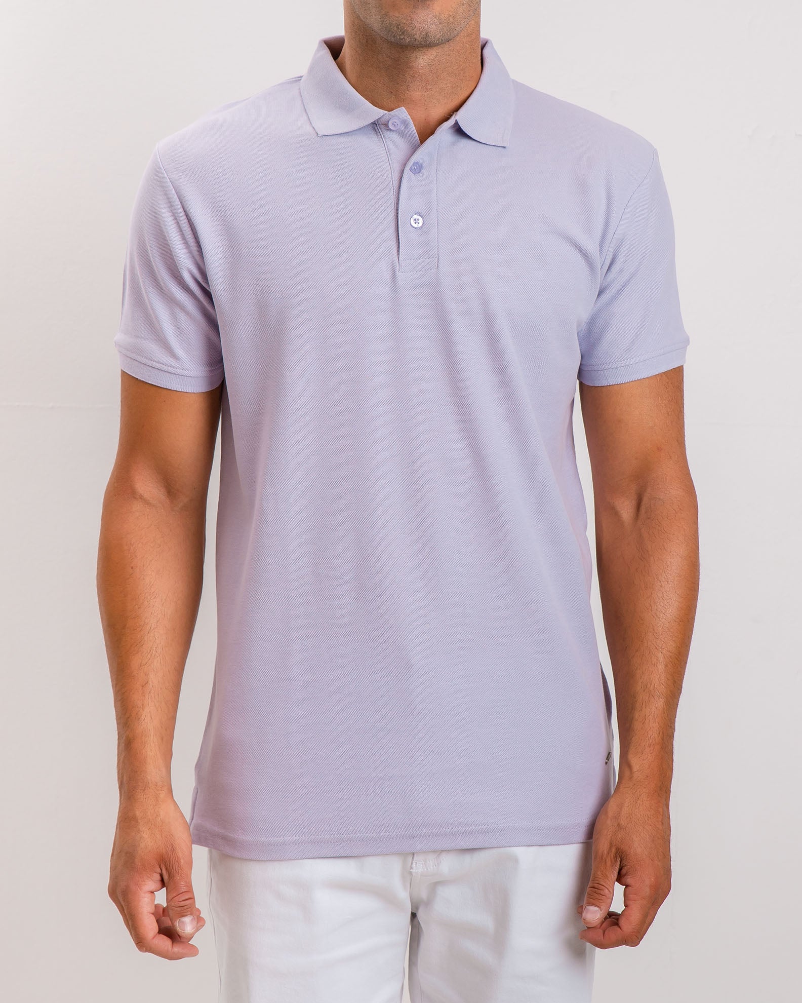 Men's Polo Shirt 'Dario'-PURPLE