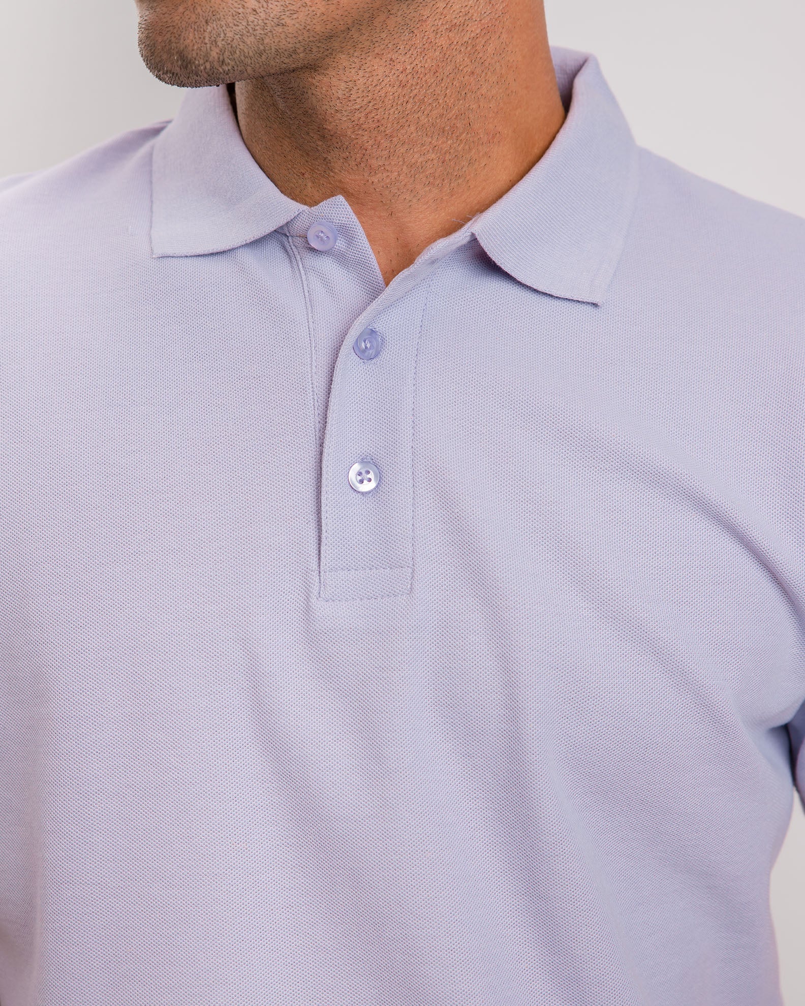 Men's Polo Shirt 'Dario'-PURPLE