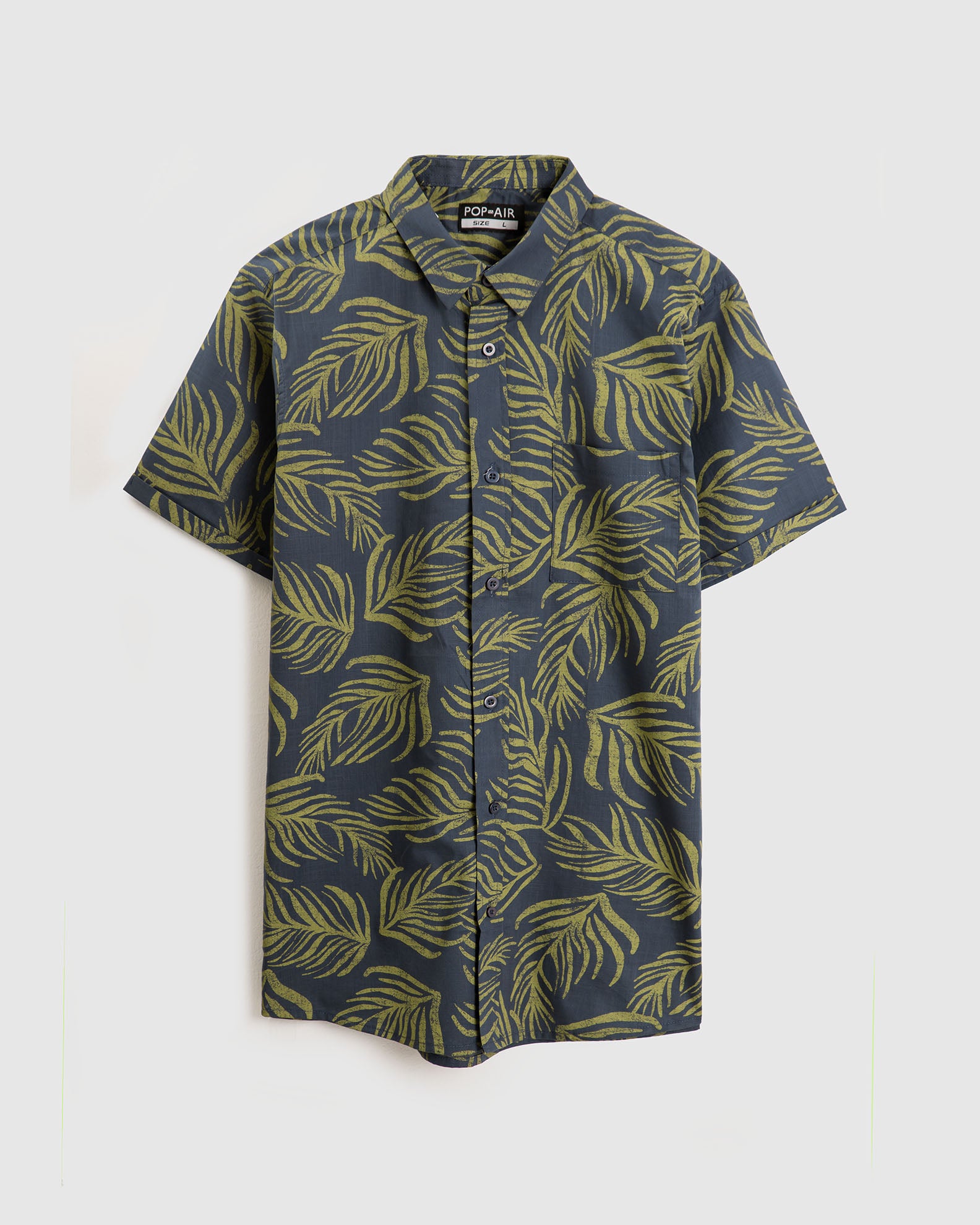 Men's Printed Short Sleeve Shirt 'Lampis'-COMB.5