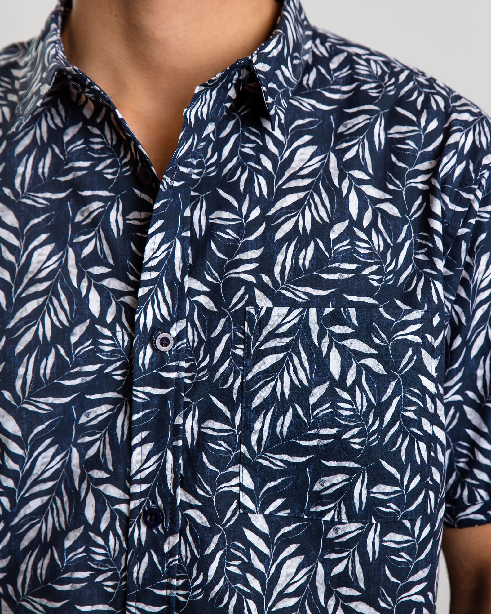 Men's Printed Short Sleeve Shirt 'Lampis'-COMB.1