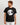 Men's short-sleeved shirt with 'Boxer' print-BLACK