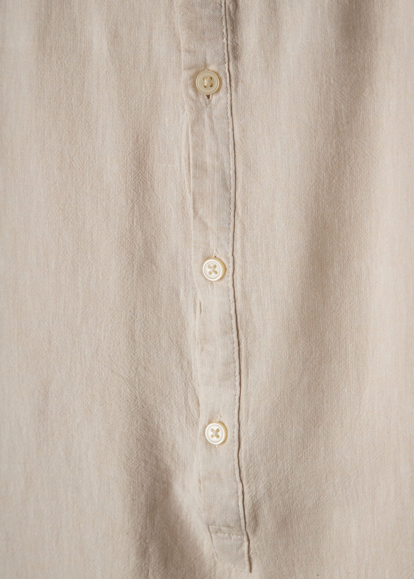 Ανδρικό πουκάμισο τύπου λινό 'Tivoli'-BEIGE LIGHT
