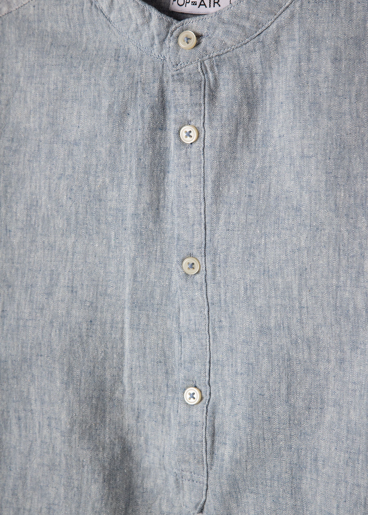 Ανδρικό πουκάμισο τύπου λινό 'Tivoli'-DENIM