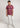 Ανδρικό t-shirt με τύπωμα 'Santa monica'-dusty bordeaux