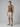 Ανδρική βερμούδα φούτερ με τσέπες 'Bo terry' standard fit-BEIGE