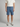 Ανδρική βερμούδα φούτερ με τσέπες 'Bo terry' standard fit-DENIM