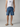 Ανδρική βερμούδα τζιν ίσια γραμμή standard fit 'Fremont'-BLUE MEDIUM
