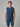 Ανδρική μπλούζα αμάνικη tank σε χαλαρή γραμμή basic-BLUE DENIM