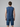 Ανδρική μπλούζα αμάνικη tank σε χαλαρή γραμμή basic-BLUE DENIM