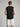 Ανδρική μπλούζα αμάνικη tank σε χαλαρή γραμμή basic-BLACK
