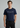 Ανδρική μπλούζα με τύπωμα 'Surf Food Chill' regular fit-BLUE NAVY