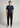 Ανδρική μπλούζα με τύπωμα 'Surf Food Chill' regular fit-BLUE NAVY