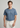 Ανδρική μπλούζα κοντομάνικη με τύπωμα regular fit 'Based Consept'-BLUE INDIGO