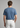 Ανδρική μπλούζα κοντομάνικη με τύπωμα regular fit 'Based Consept'-BLUE INDIGO