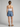 Γυναικεία βερμούδα τζιν με στρας regular fit 'Strass'-BLUE DENIM