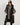 Women's Sleeveless Long Vest with Hood 'Ch44arlotte'-black