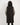 Women's Sleeveless Long Vest with Hood 'Ch44arlotte'-black