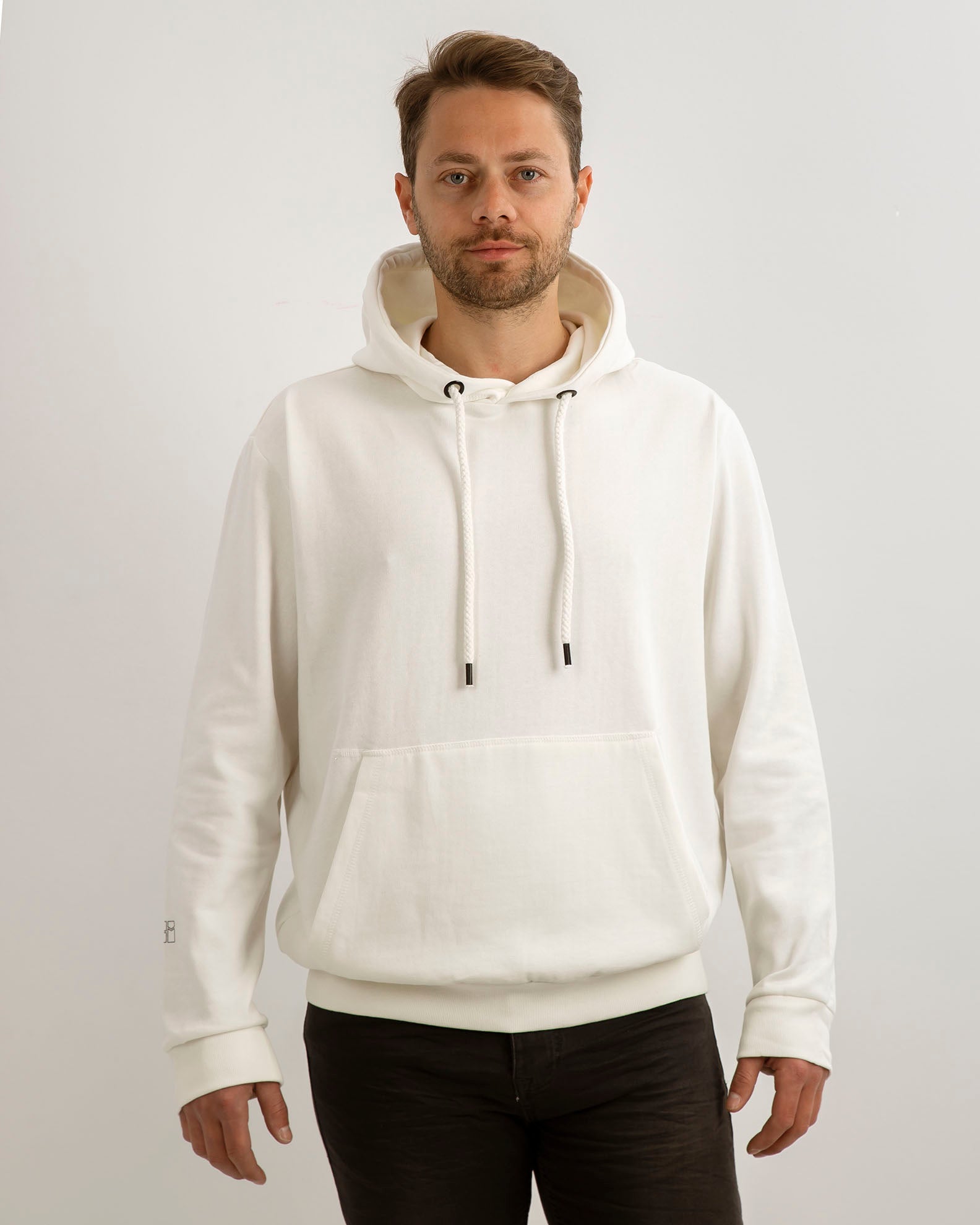 Men's Hoodie 'Soeren'-offwhite P1