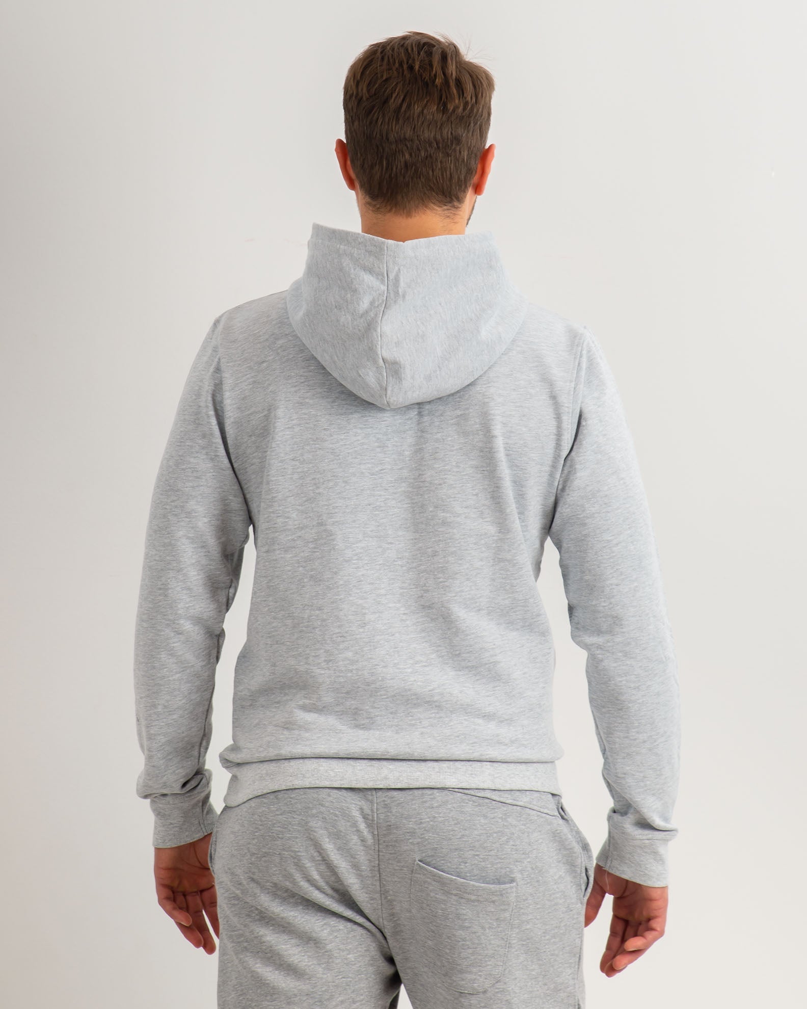 Men's Hoodie 'Kilian'-grey mel