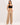 Women's high-waisted trousers with elastic waist 'Is44a'-beige