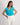 Women's high-waisted trousers with elastic waist 'Is44a'-WHITE