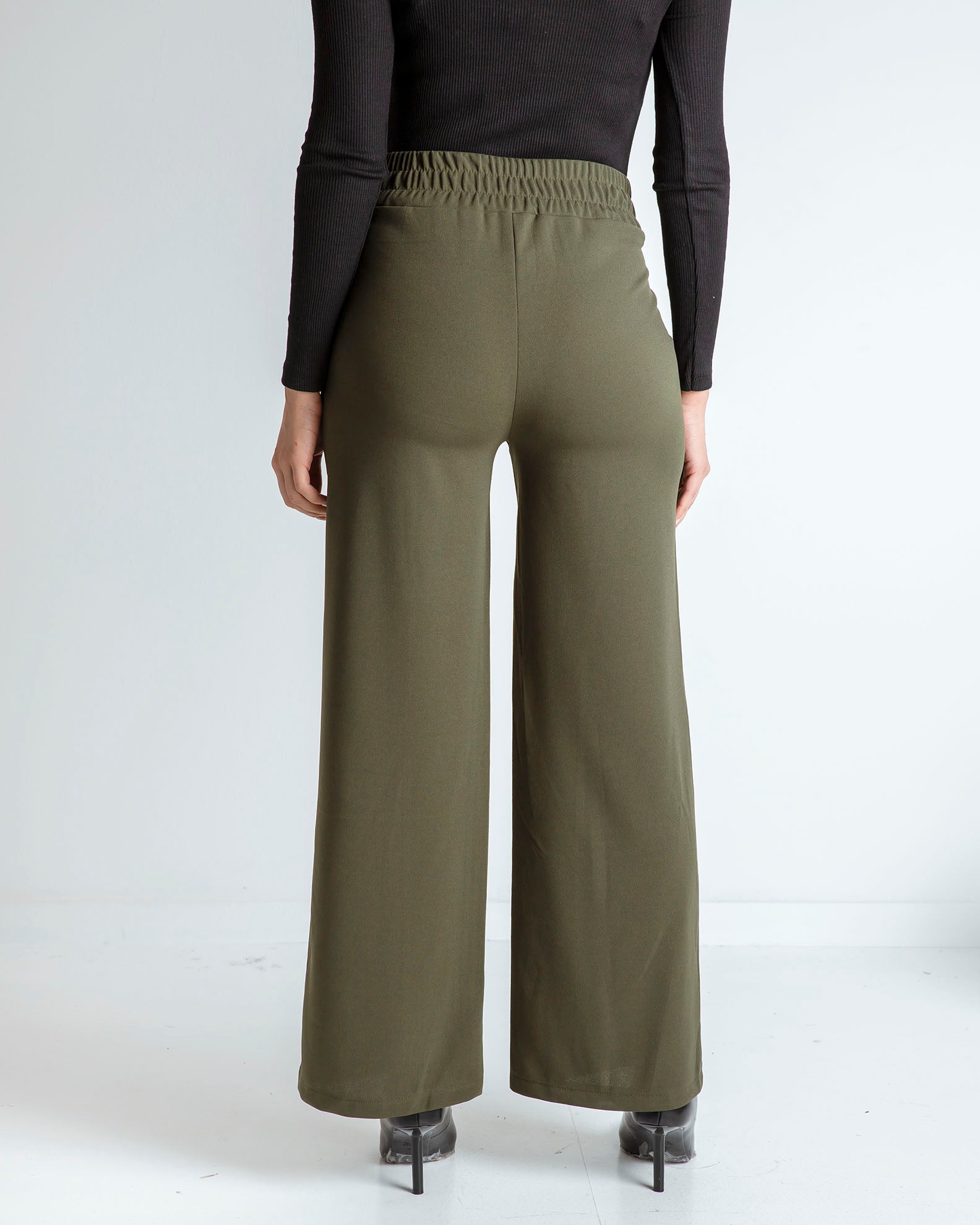 Women's trousers 'Ar44iane' black-KHAKI